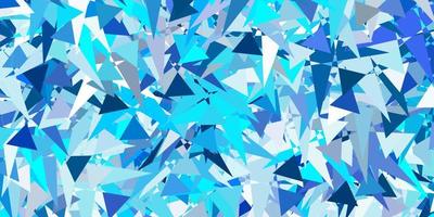 Light BLUE vector texture with random triangles.