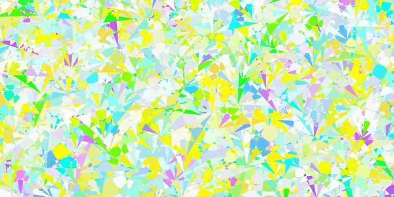 Light Multicolor vector layout with triangle forms.