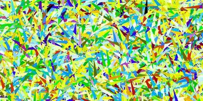 Dark Multicolor vector texture with triangular style.