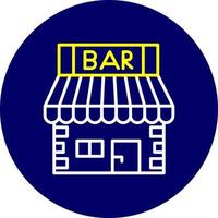 Bar Shop Creative Icon Design vector