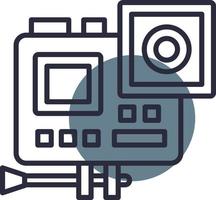 Gopro Creative Icon Design vector
