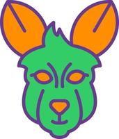 Kangaroo Creative Icon Design vector