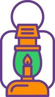 Lantern Creative Icon Design vector