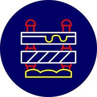 Road Block Creative Icon Design vector