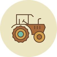 Tractor Creative Icon Design vector