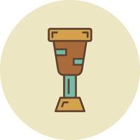 Peg Leg Creative Icon Design vector