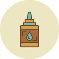 Glue Creative Icon Design vector