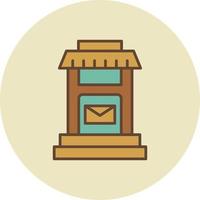 Postbox Creative Icon Design vector