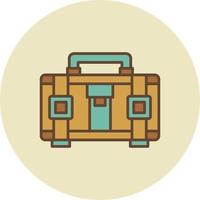 Luggage Creative Icon Design vector