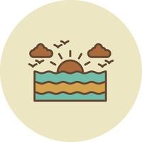 Sea Creative Icon Design vector