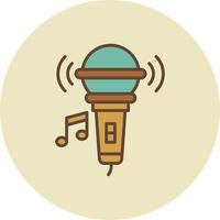 Microphone Creative Icon Design vector