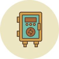 Fuse Box Creative Icon Design vector