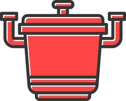 Pot Creative Icon Design vector