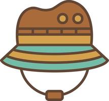 diseño de icono creativo de sombrero vector