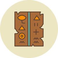 Hieroglyph Creative Icon Design vector