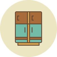 Fridge Creative Icon Design vector