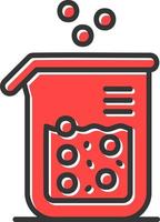 Beaker Creative Icon Design vector