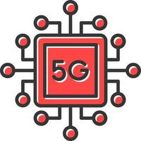 5g Creative Icon Design vector