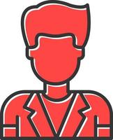 Man Creative Icon Design vector