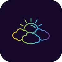 Clouds Creative Icon Design vector