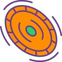 Frisbee Creative Icon Design vector