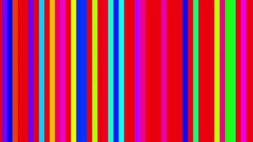 Flickering vivid colorful vertical lines background loop video