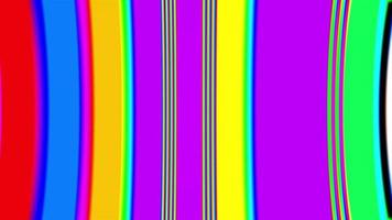 Psychedelic Pulsing Vivid Colorful Distorted Vertical Stripe Lines Art Background Loop video