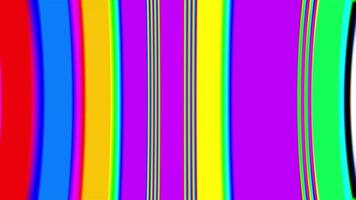 Psychedelic Pulsing Vivid Colorful Distorted Vertical Stripe Lines Art Background Loop video