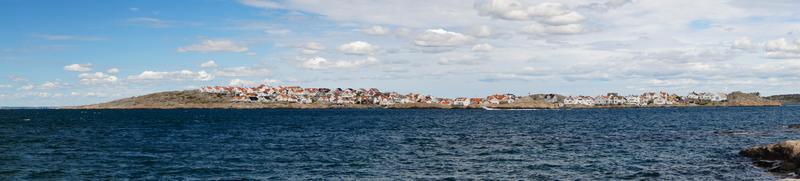 small swedish houses on the archipelago next to Gothenburg photo