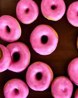 Pink Doughnut Cake photo