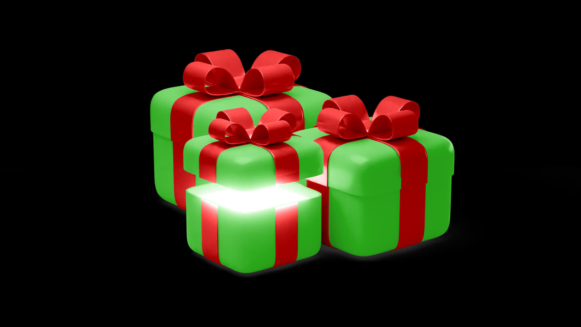 Christmas present gift Flat Animated Icon Isolated on Transparent Background.  HD Video Motion Graphic Animation 15473667 Stock Video at Vecteezy