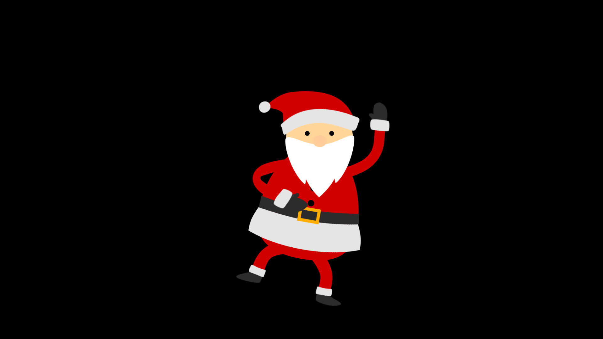 Christmas Santa Clause Gangnam style Flat Animated Icon Isolated on  Transparent Background. HD Video Motion Graphic Animation 15473676 Stock  Video at Vecteezy
