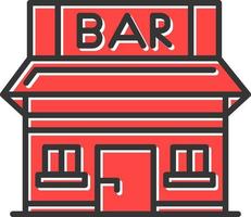 Bar Creative Icon Design vector