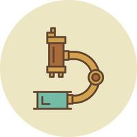 Microscope Creative Icon Design vector