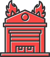 Fire Creative Icon Design vector