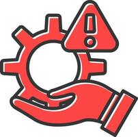 Risk Creative Icon Design vector