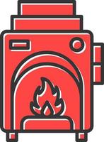 Furnace Creative Icon Design vector