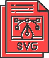 diseño de icono creativo de archivo svg vector