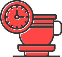 Tea Time Creative Icon Design vector