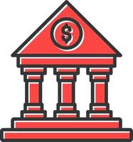 Bank Creative Icon Design vector