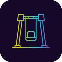 Swing Creative Icon Design vector