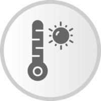 High Temperature Vector Icon Design