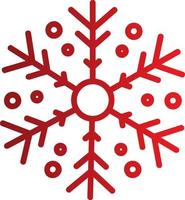 Snowflake Vector Icon Design