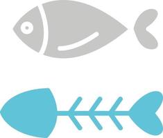 diseño de icono de vector de pescado