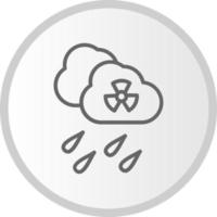 diseño de icono de vector de lluvia ácida