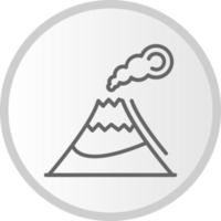 diseño de icono de vector de volcán