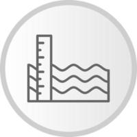 Sea level Vector Icon Design