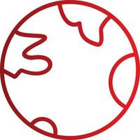 Planet Earth Vector Icon Design