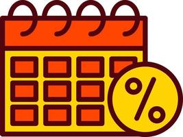 Due Date Vector  Icon
