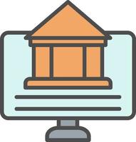 On Banking Vector  Icon